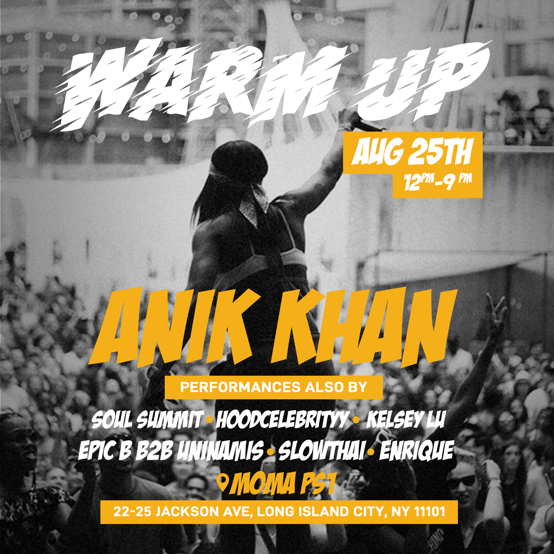 pre-event before single IG feed flyer