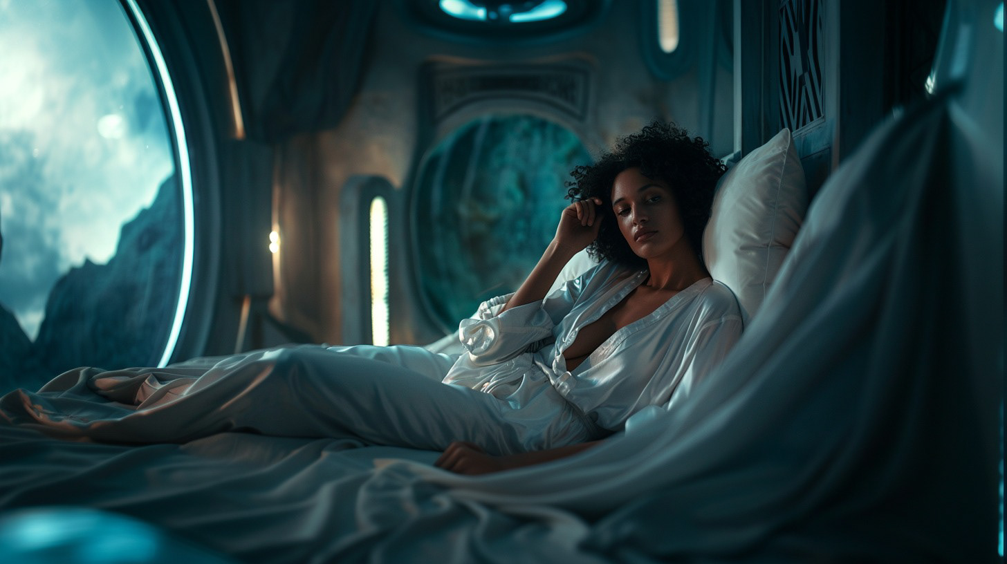 Diana's first night as human