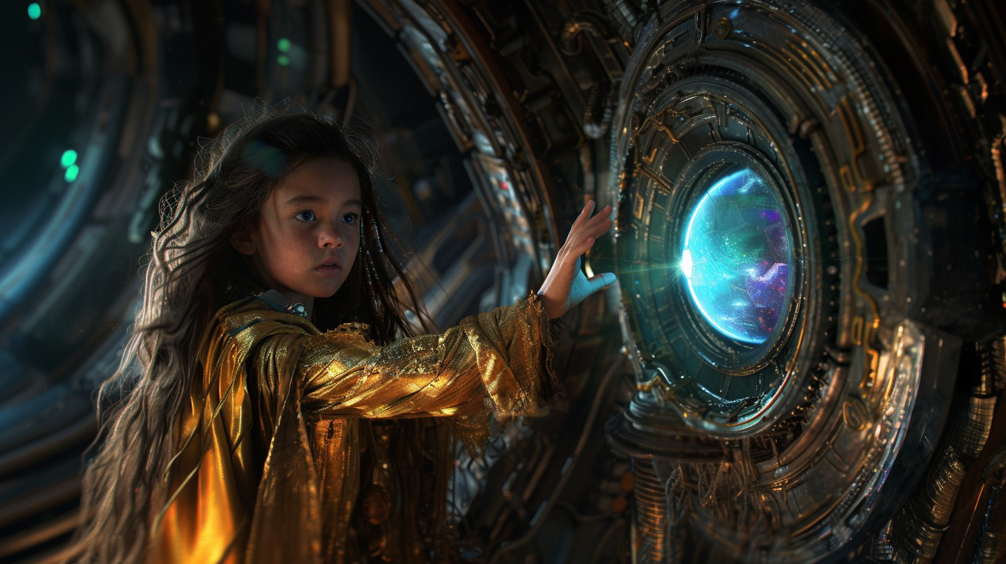 The Child activates the spacecraft