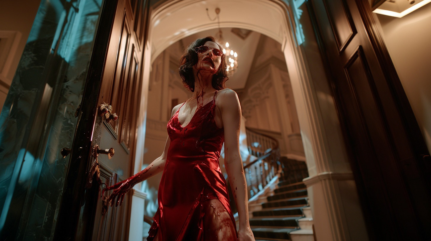 Amelia arrives at Saverino's mansion