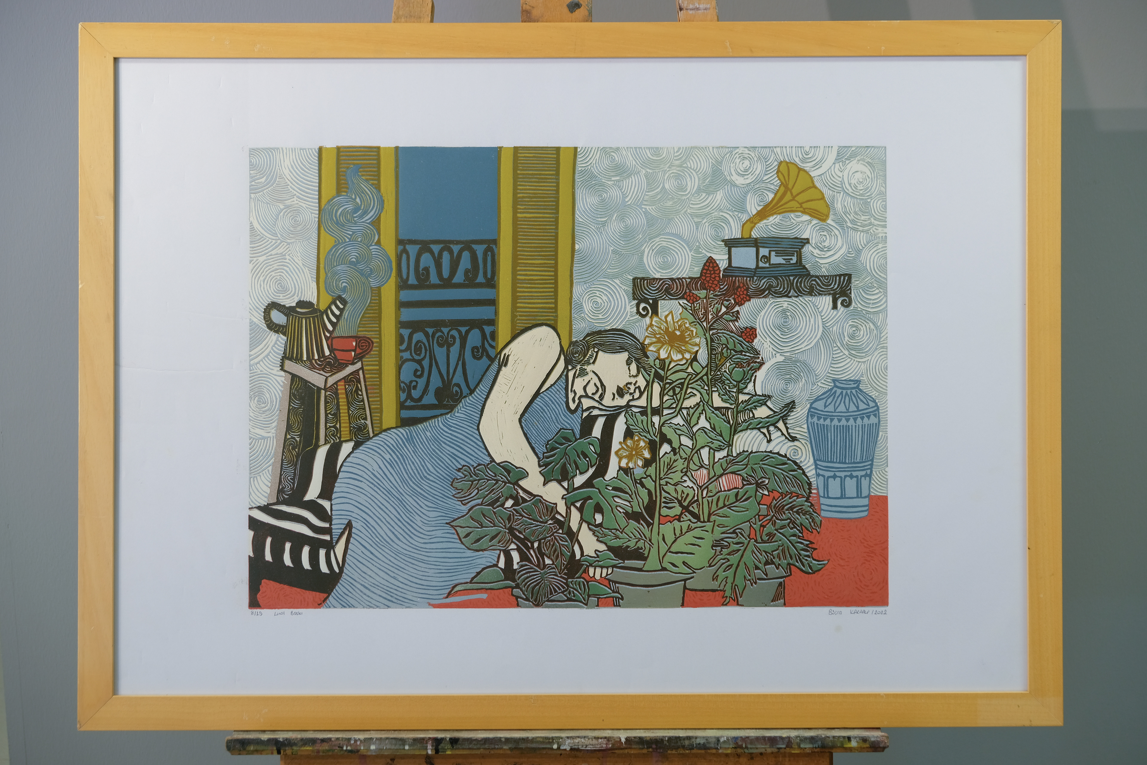 Büşra Karaalp İsimsiz Linol Baskı, 70x100 cm 2022