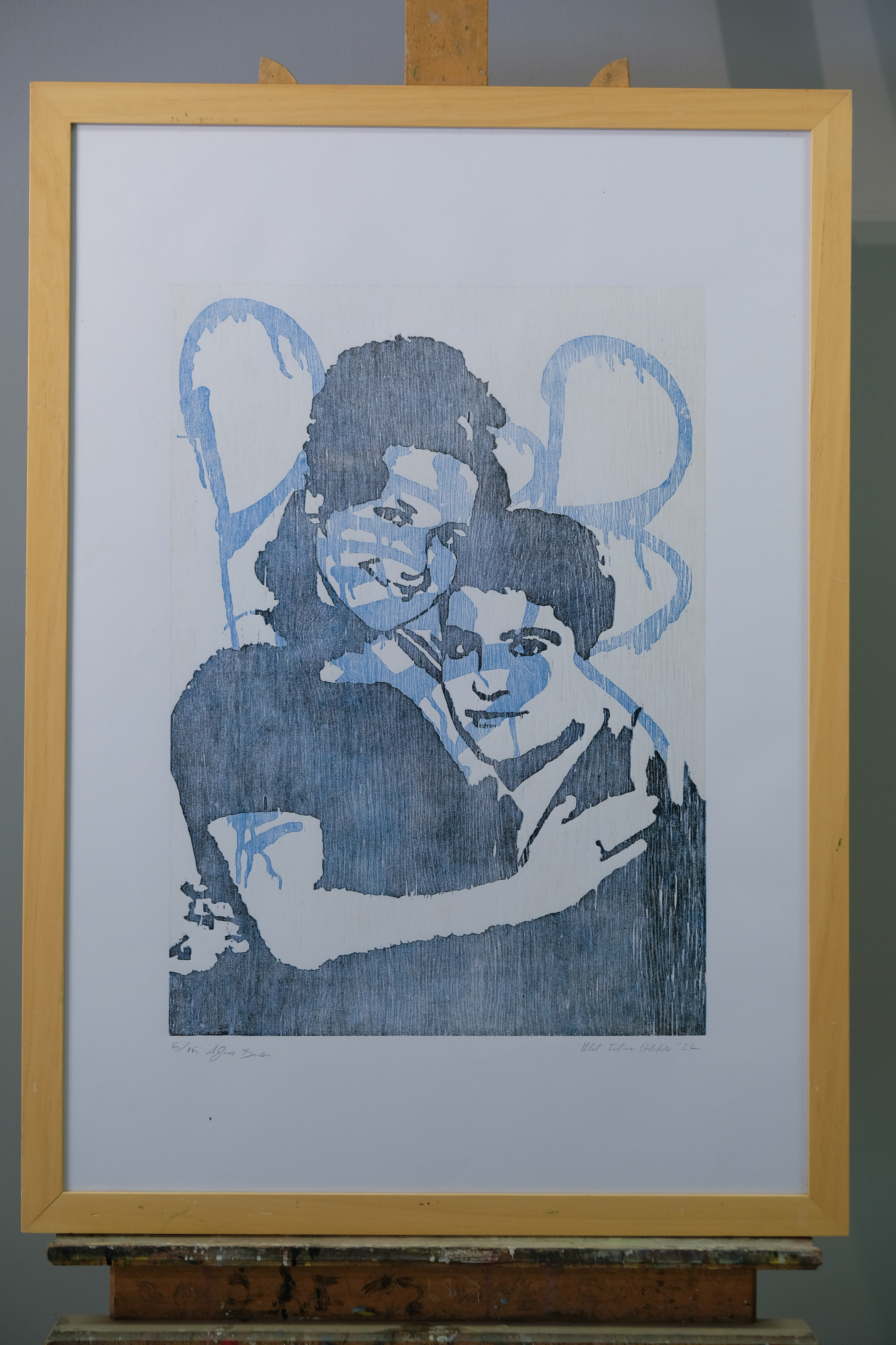 Hilal Fatma Ünlütürk İsimsiz Linol Baskı, 70x100 cm 2022