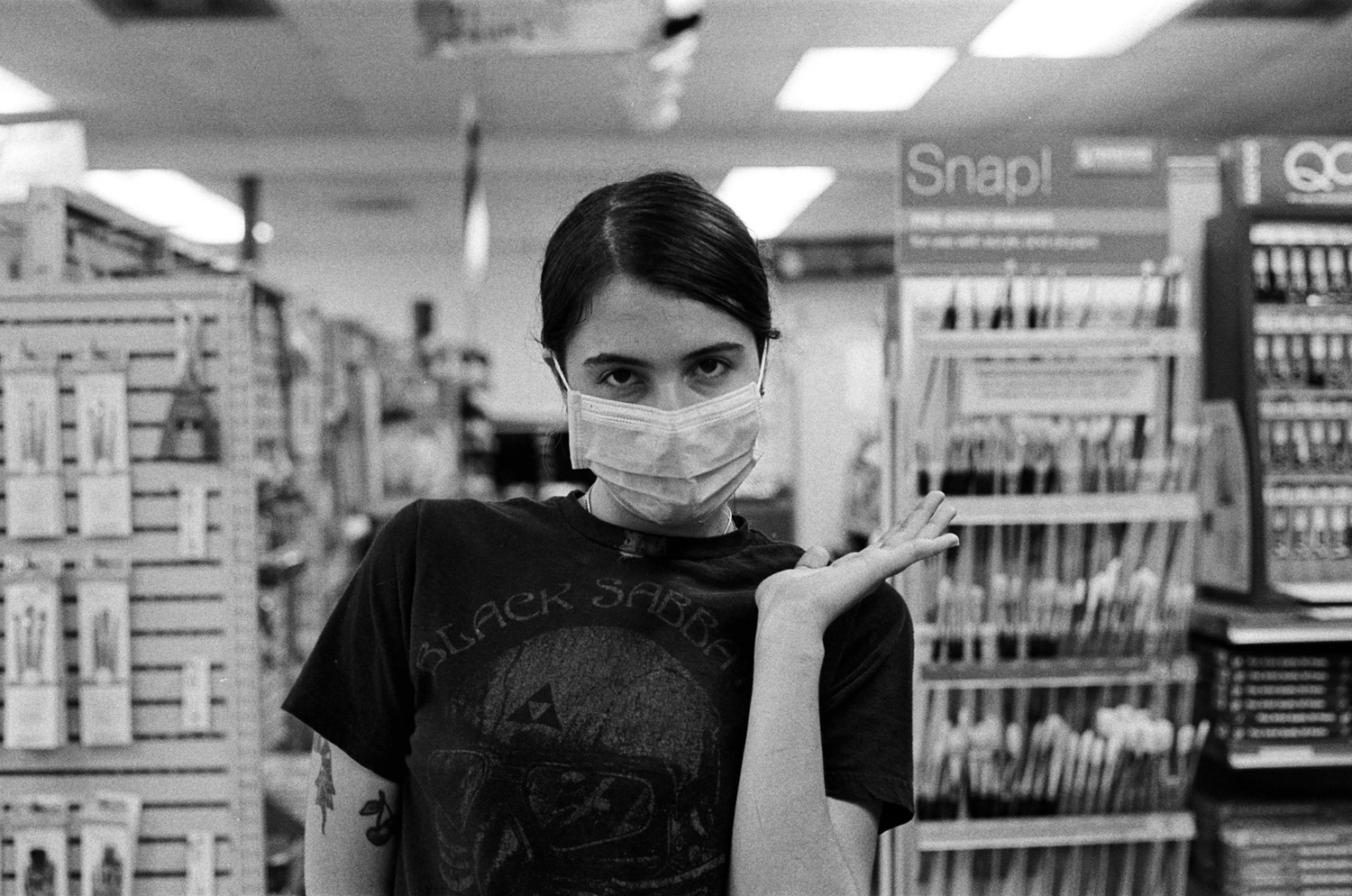 Yes Mask 8, Film Photography, 6" x 4"