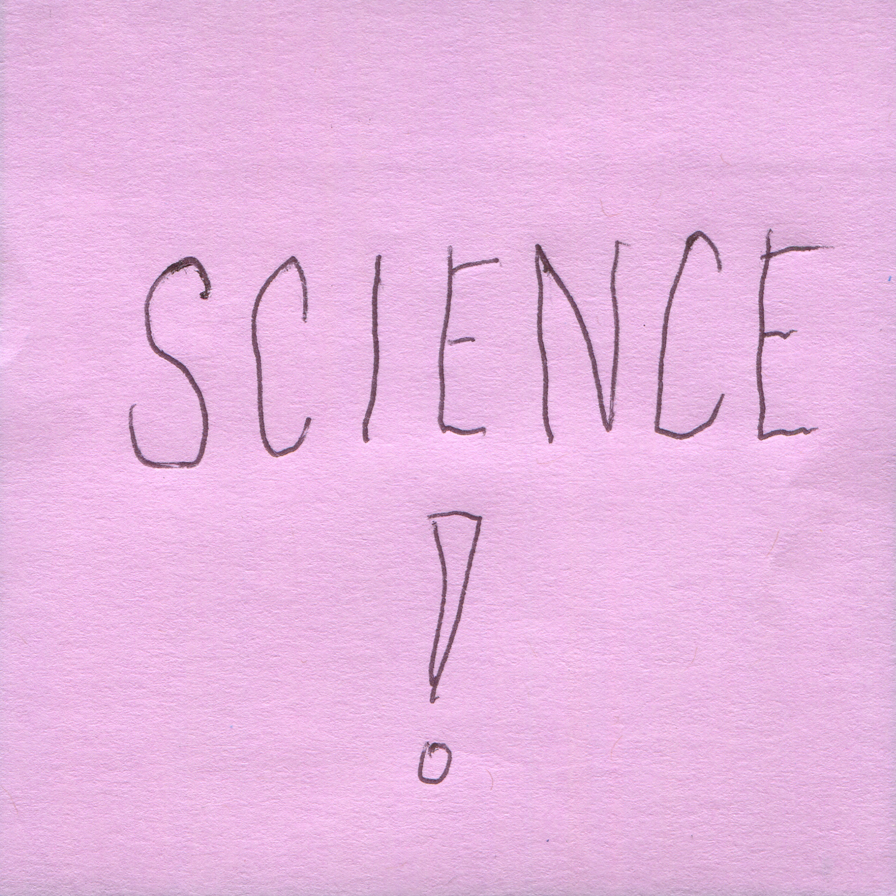 Response 34, Sticky Note and Pen, 3" x 3"