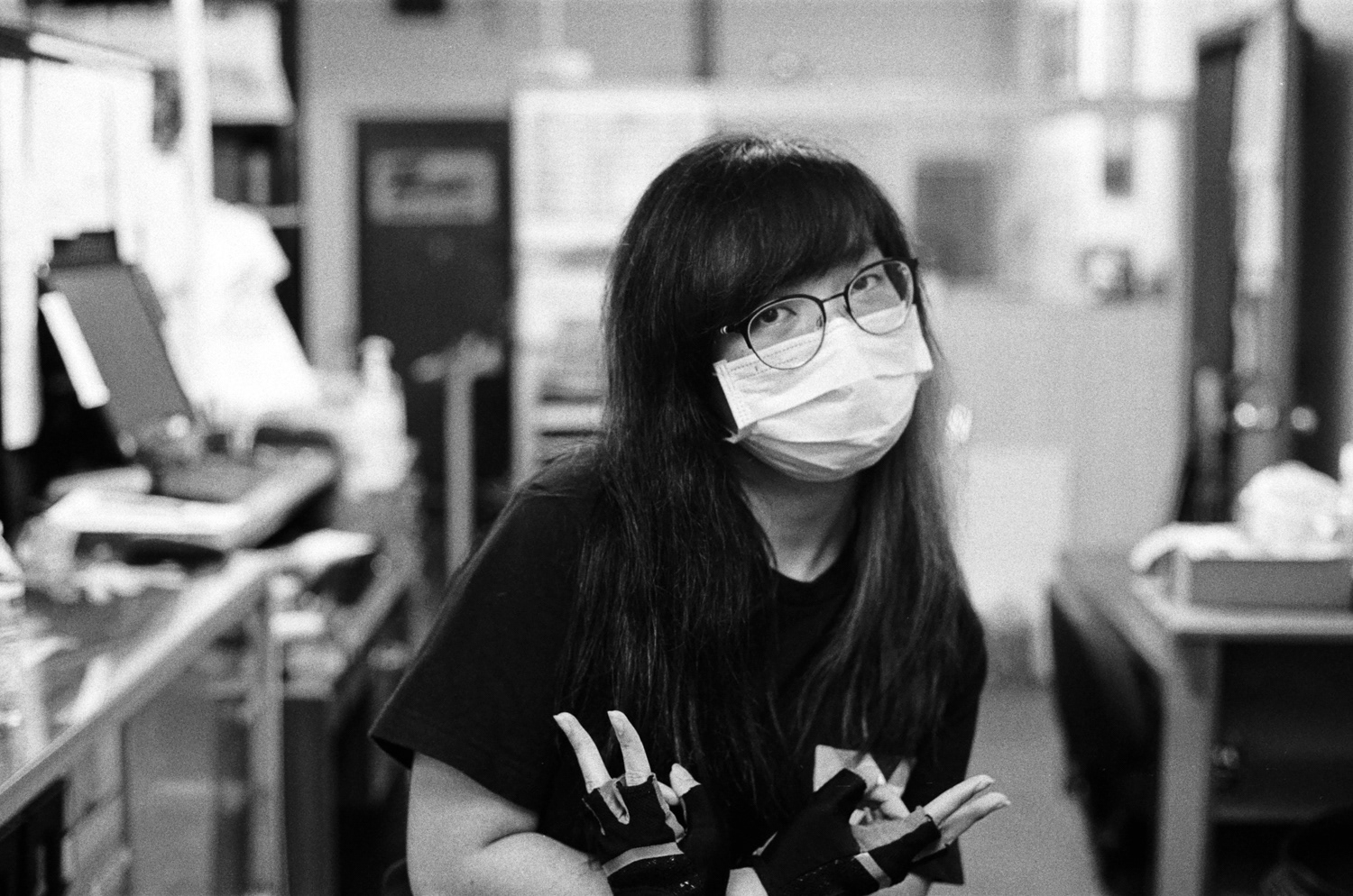 Yes Mask 10, Film Photography, 6" x 4"