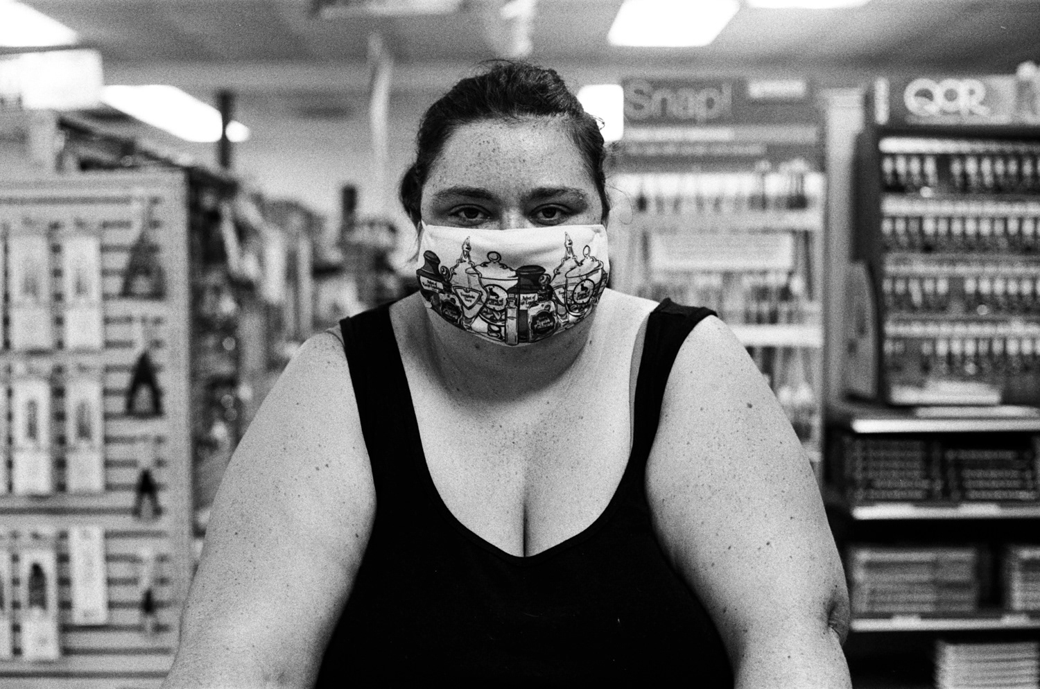 Yes Mask 42, Film Photography, 6" x 4"