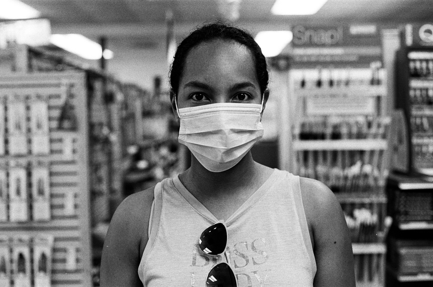 Yes Mask 26, Film Photography, 6" x 4"