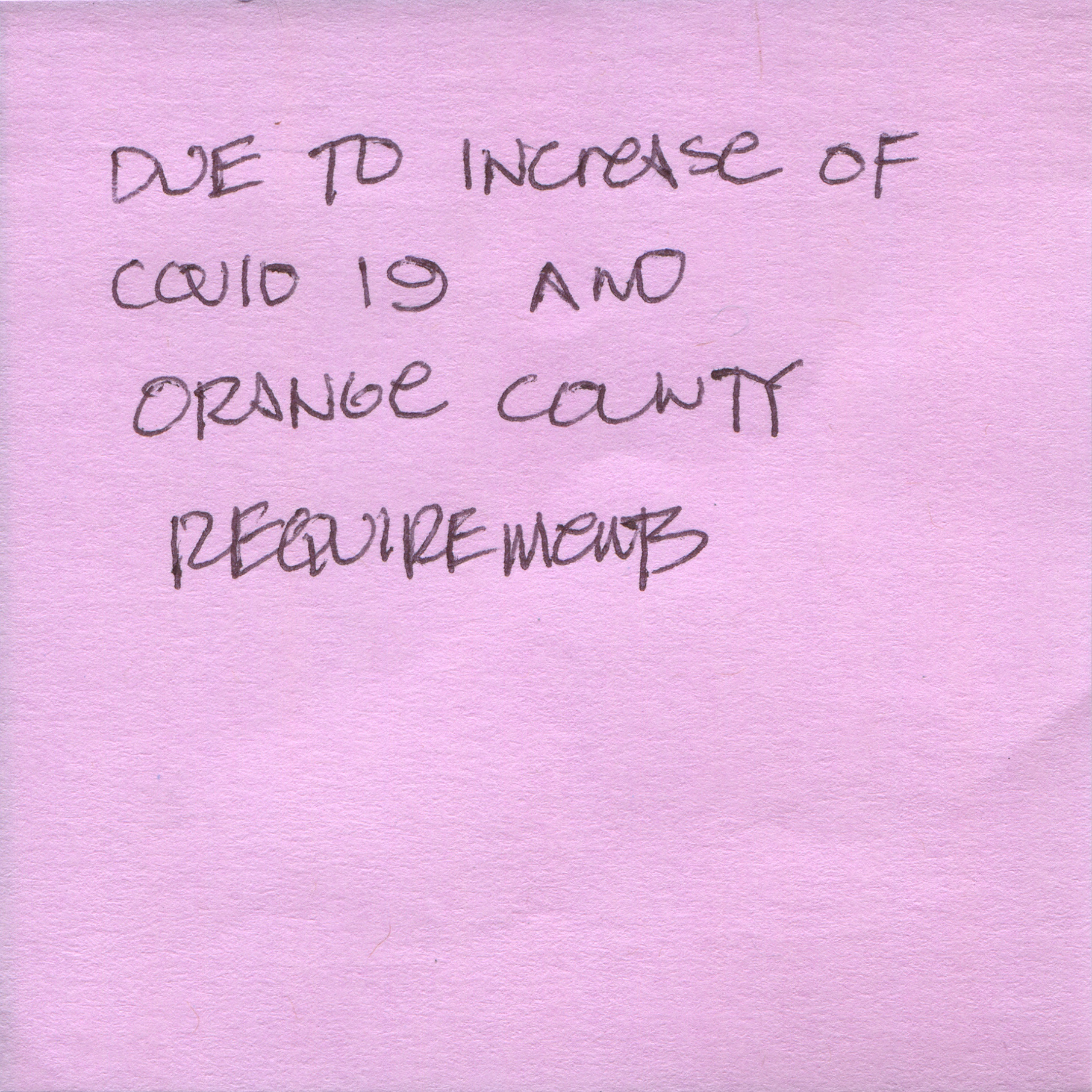 Response 13, Sticky Note and Pen, 3" x 3"