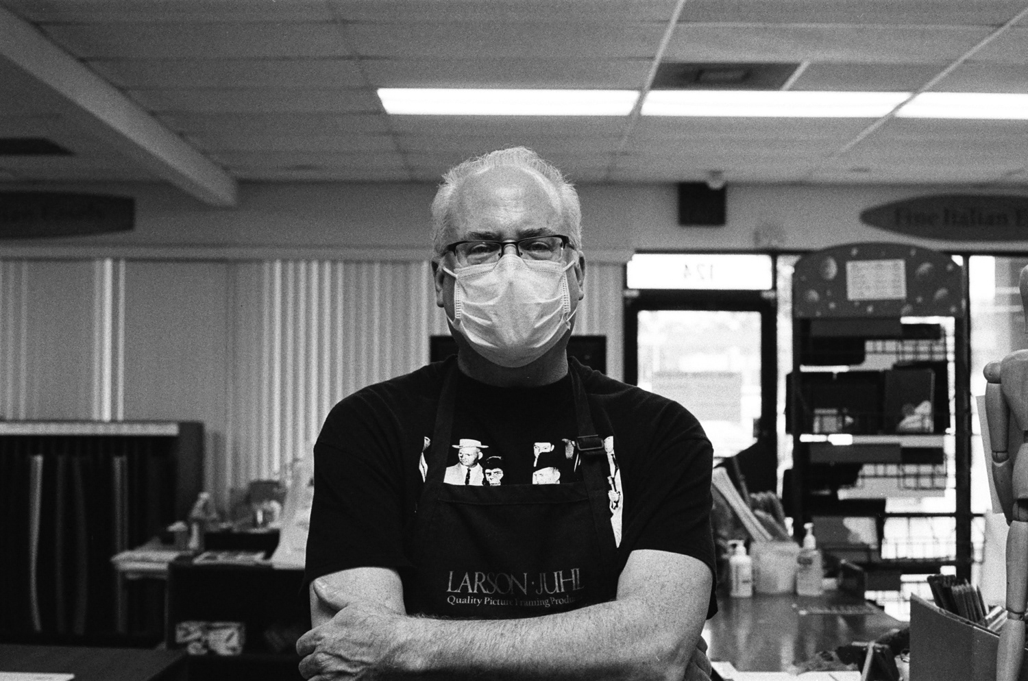 Yes Mask 9, Film Photography, 6" x 4"