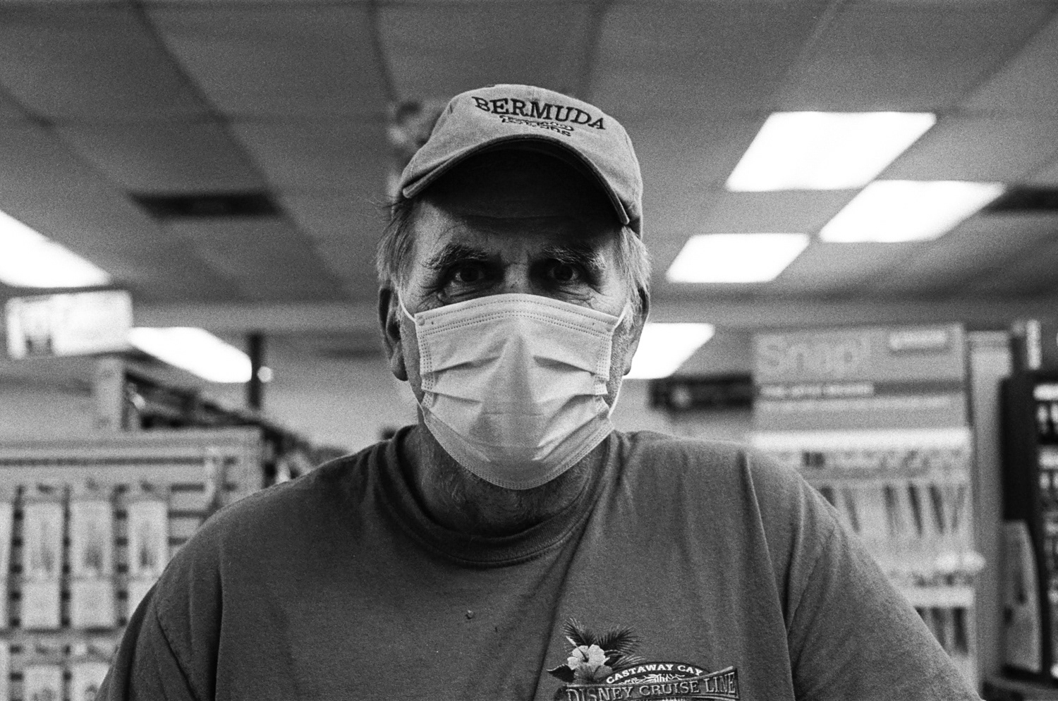 Yes Mask 1, Film Photography, 6" x 4"