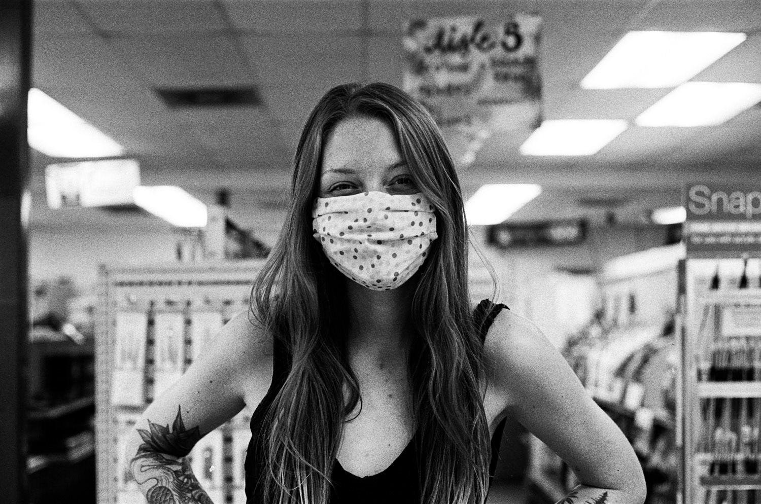 Yes Mask 22, Film Photography, 6" x 4"