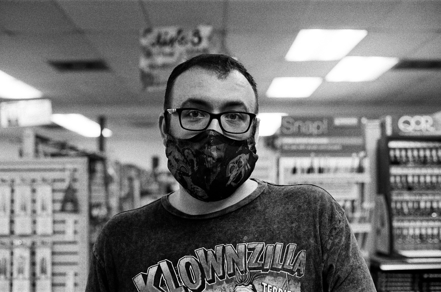 Yes Mask 7, Film Photography, 6" x 4"