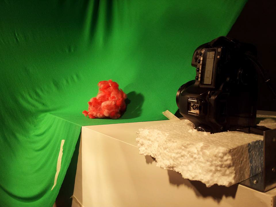 Working with felt, a rare example of a non-disgusting material