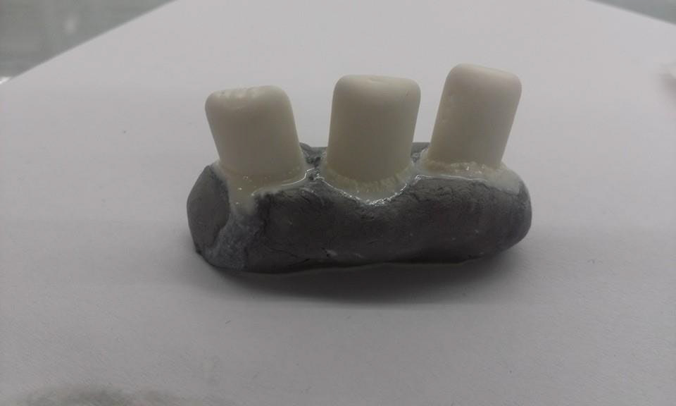 Apparently, chewing gum and clay form a chemical reaction that looks... really nasty