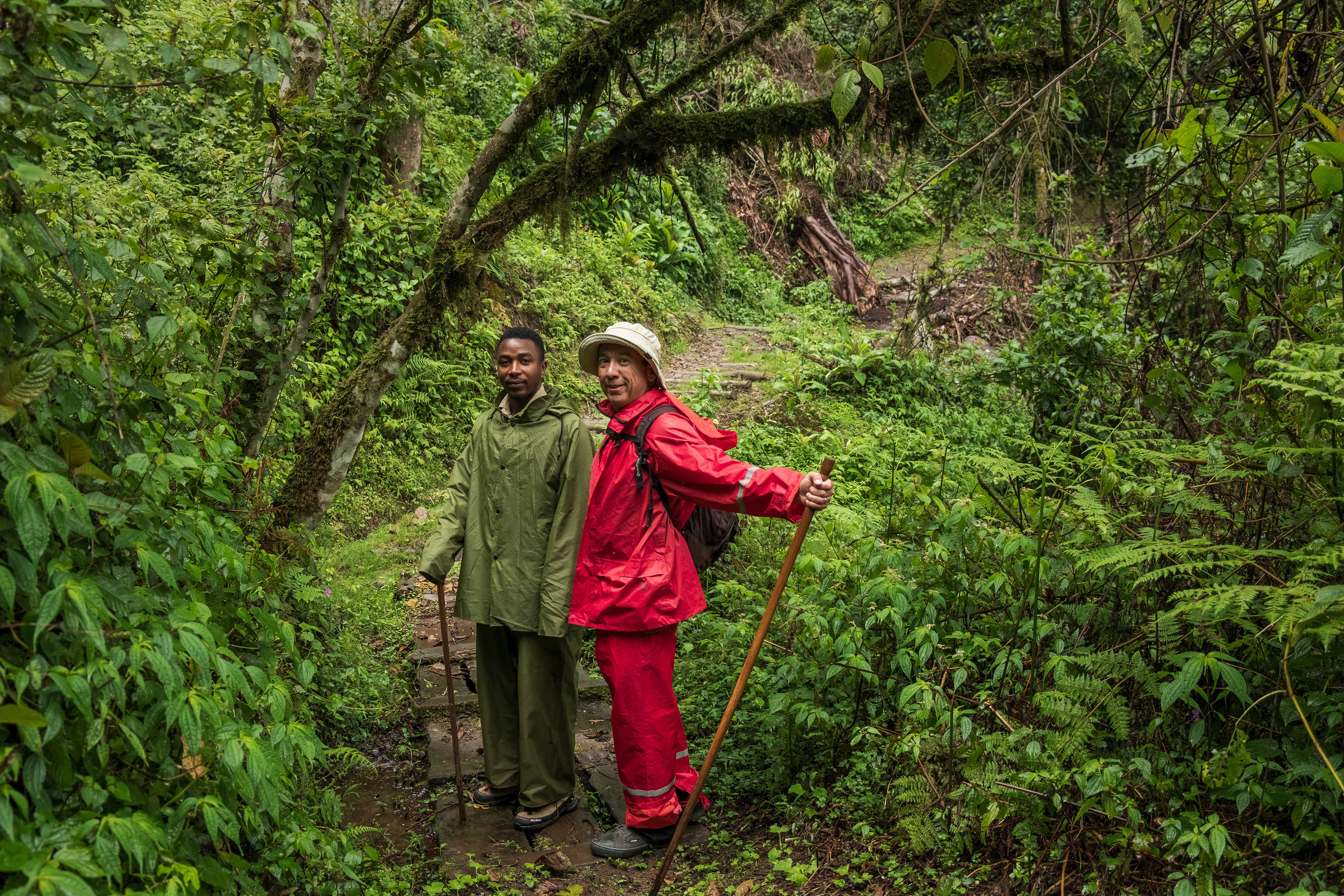 Park ranger and traveller