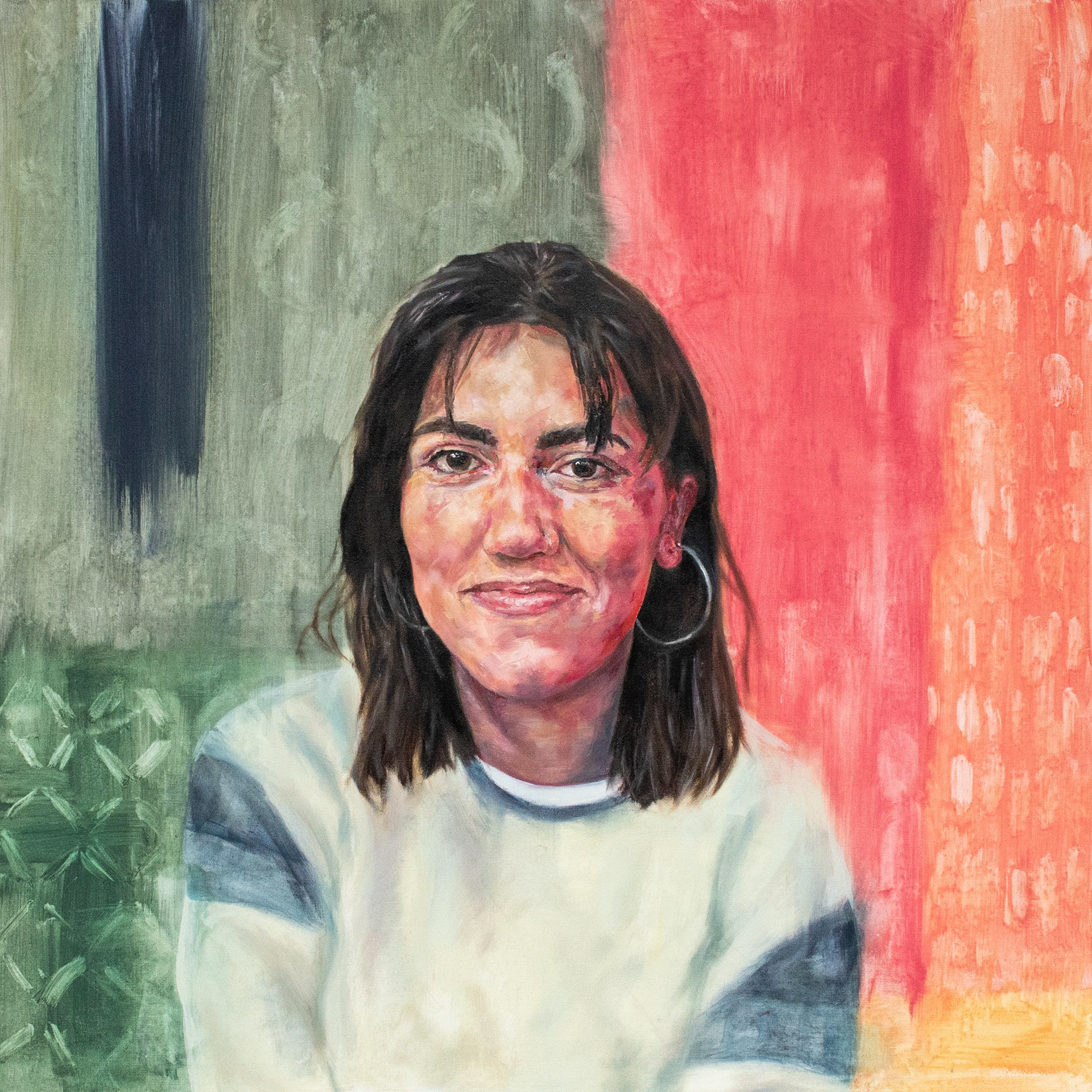 Millie. 50 x 50 cm. Oil on canvas (2021)