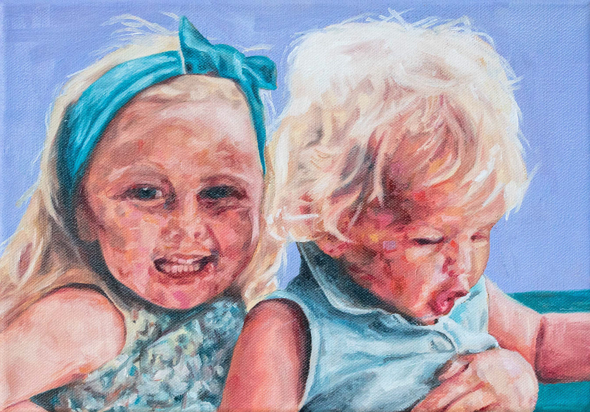 Commission. 21 x 30 cm. Oil on canvas (2020)