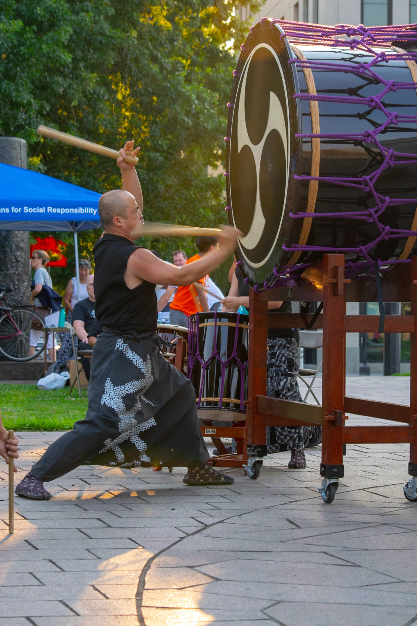 Japanese Drummers at the "Facing America's Nuclear Legacy" event in Portland, Oregon