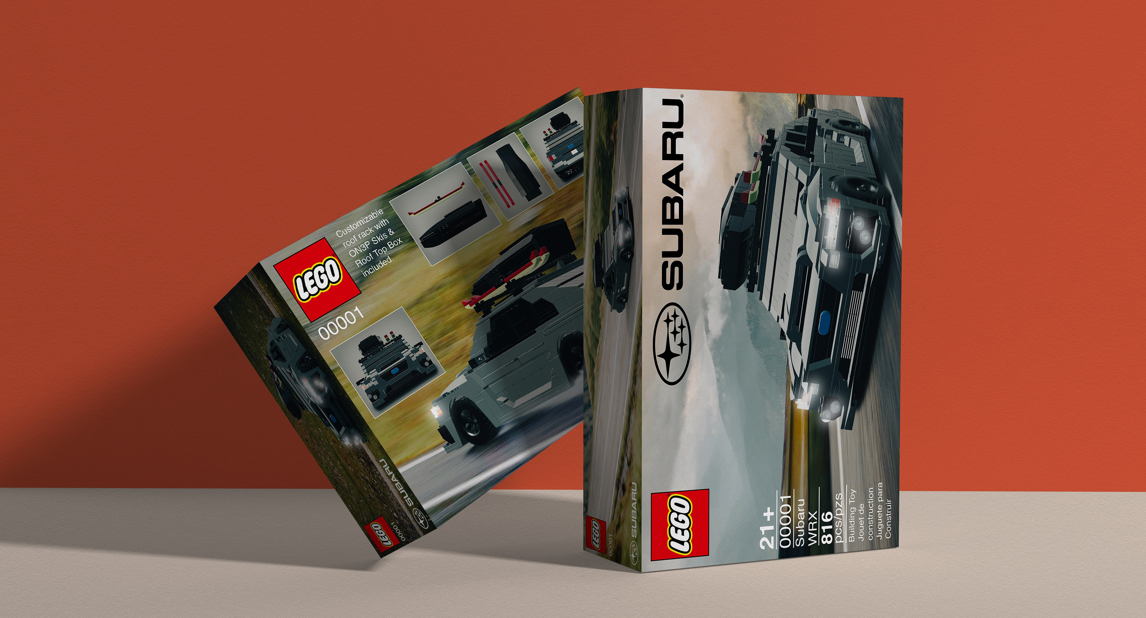 Custom WRX Lego & Custom Box
