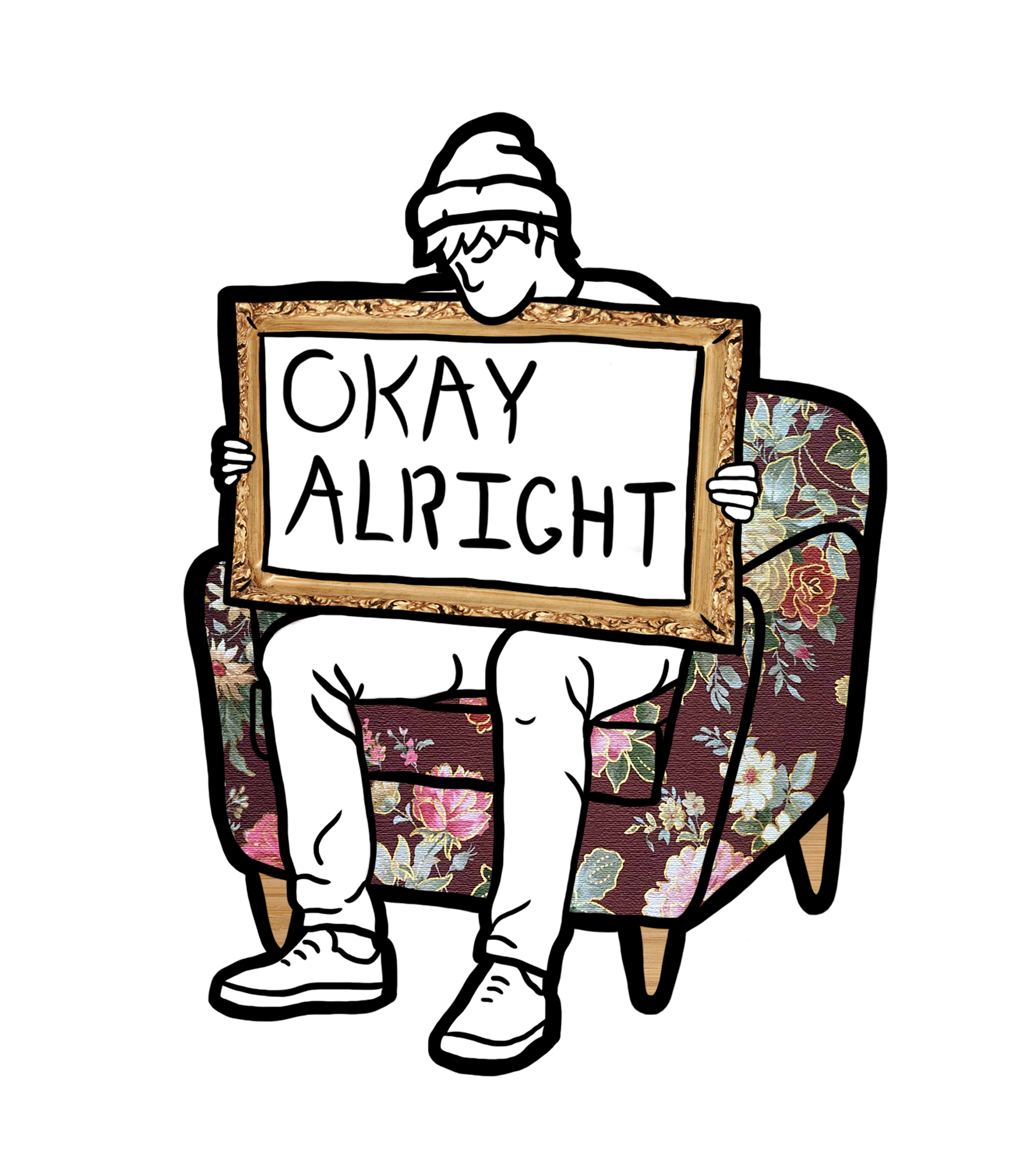 Okay Alright Album Sticker 1
