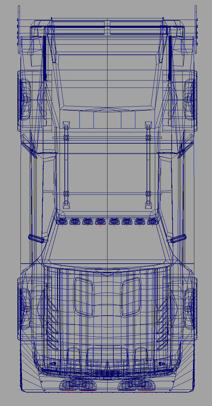 Top Down Wire Frame
