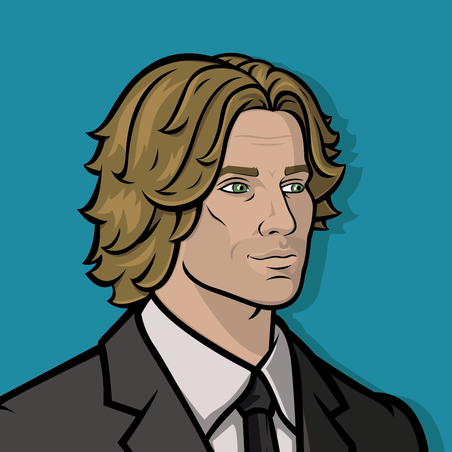 Archer TV Show Caricature: Mason