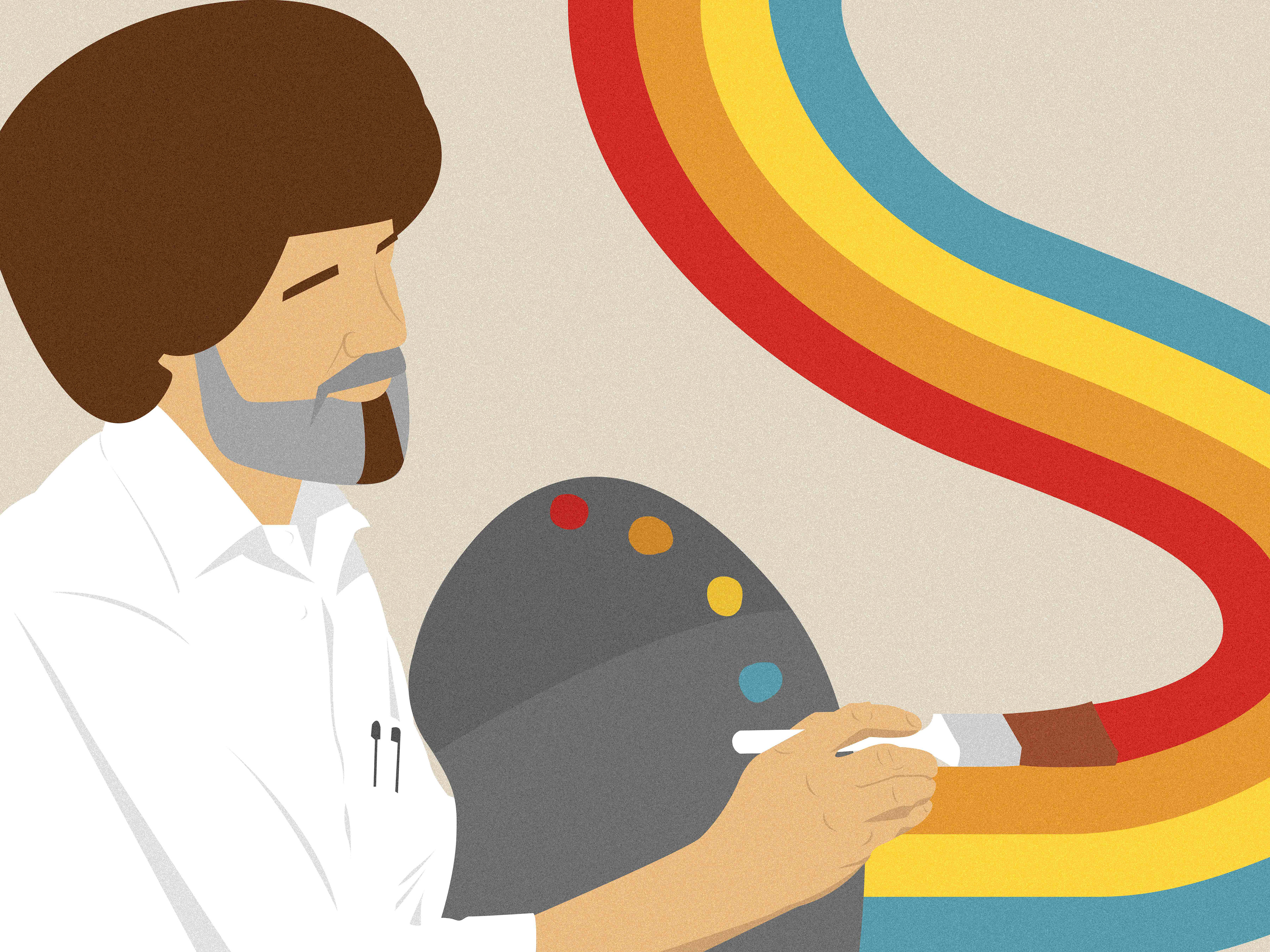 Bob Ross Poster