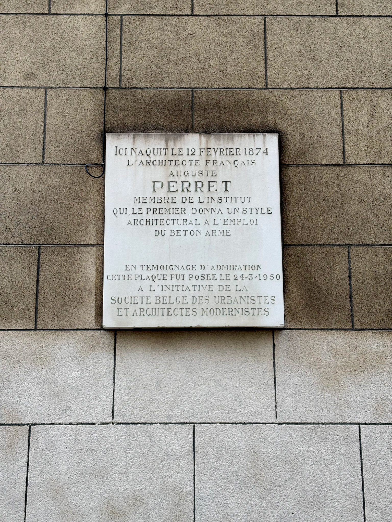 Auguste Perret / Rue Keyenveld, Brussels