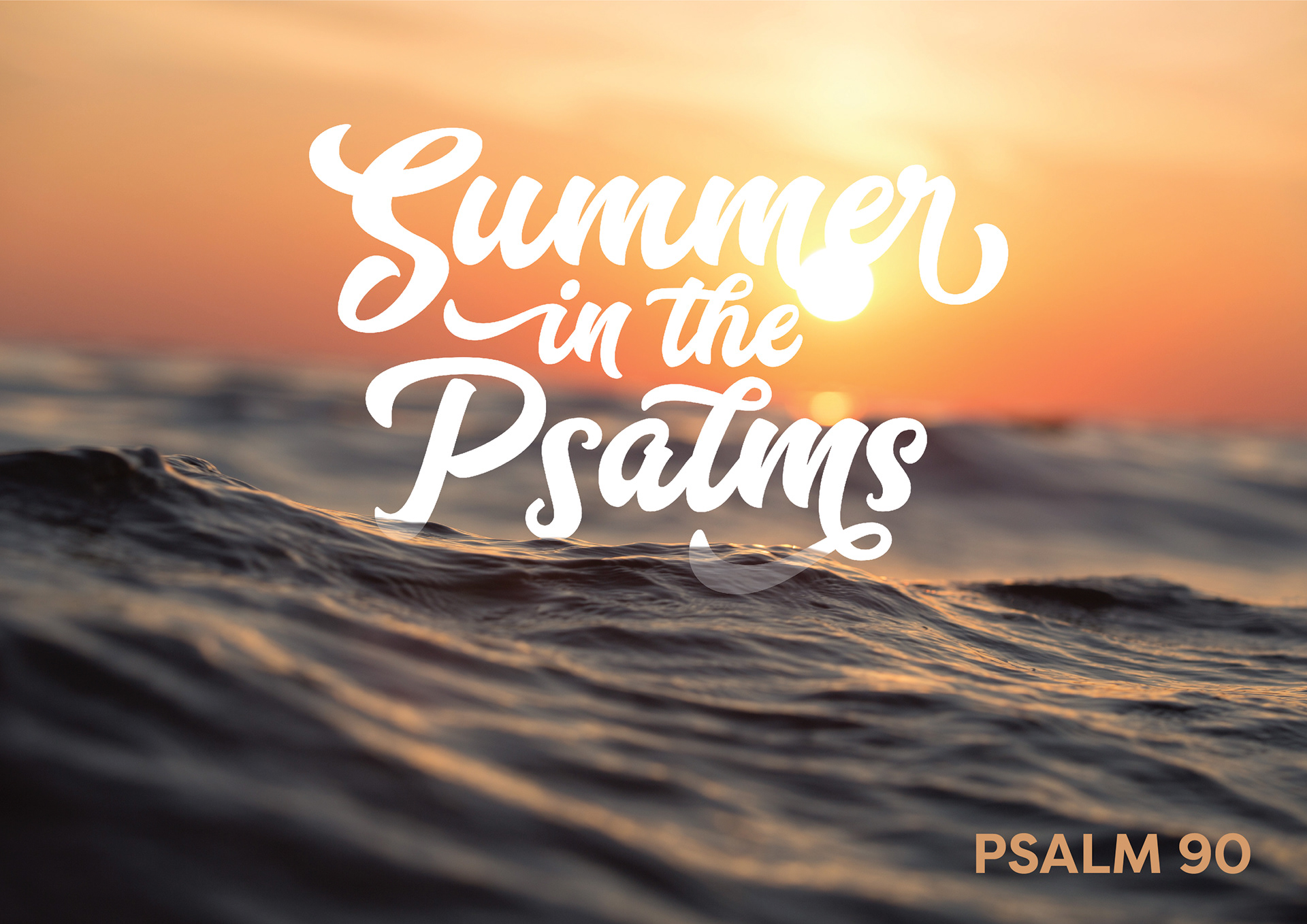 Summer in the Psalms sermon series 2019