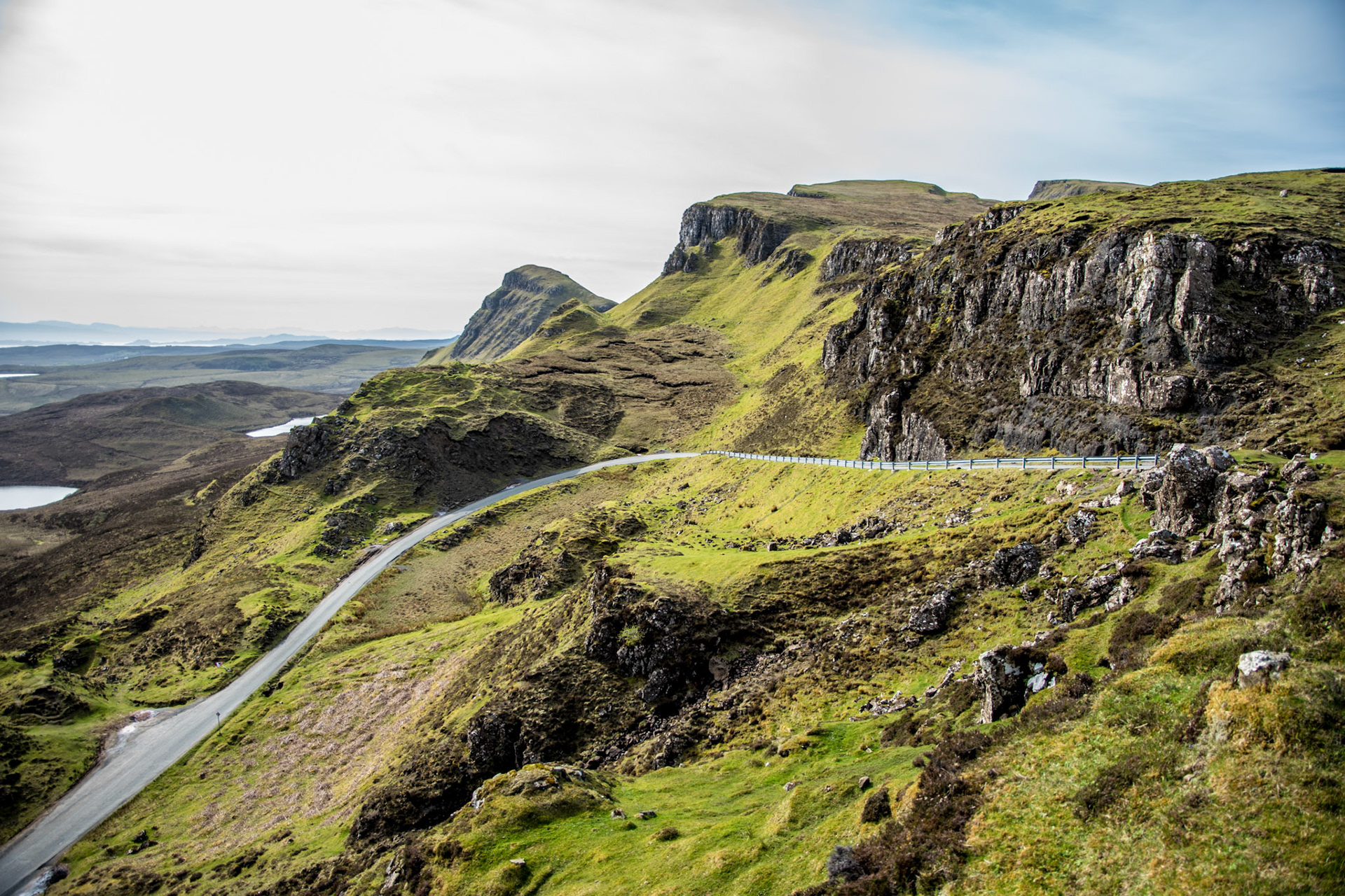 Quiraing en Isla Skye, Escocia