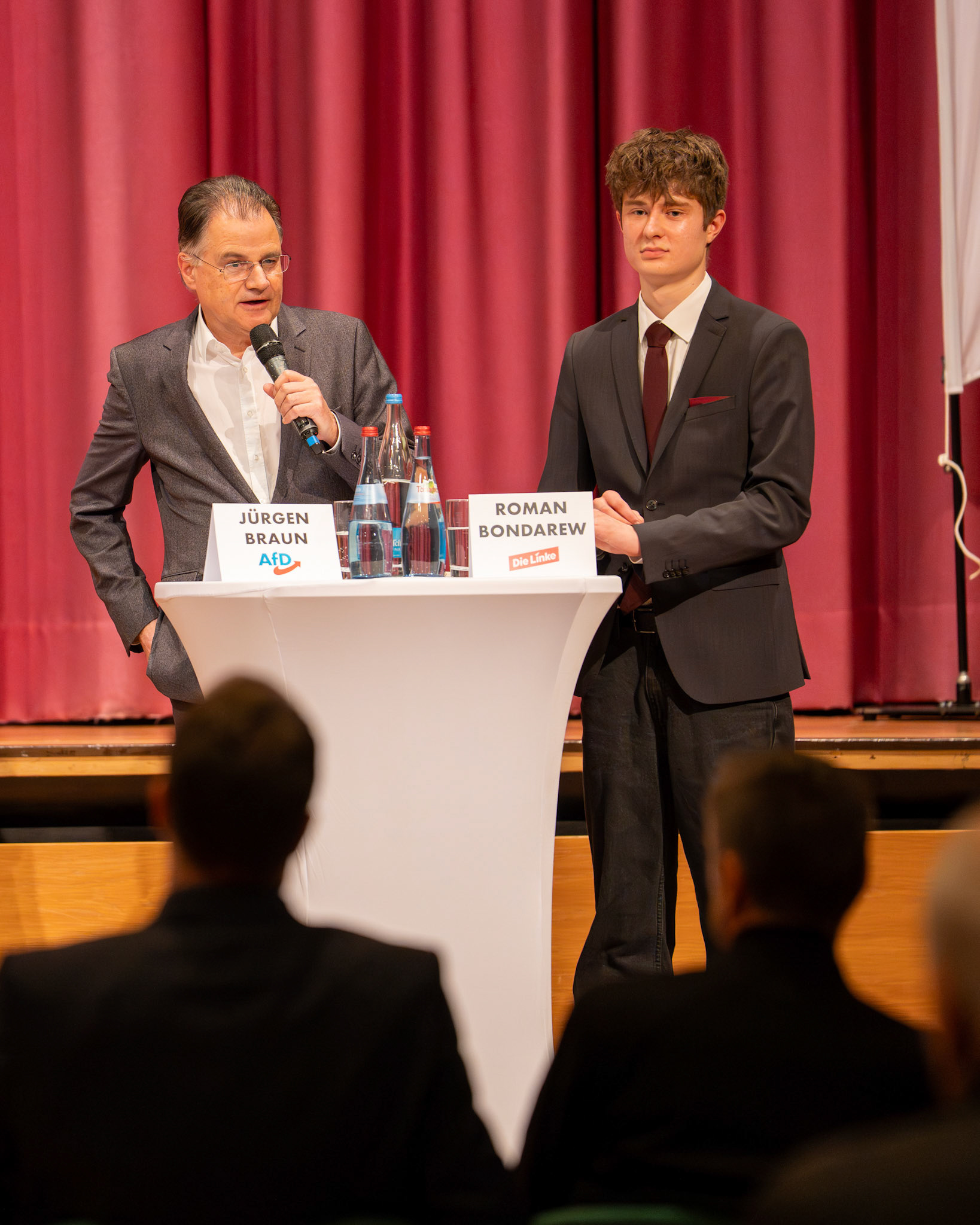 Jürgen Braun (AFD) bei der Podiumsdiskussion des VDS
