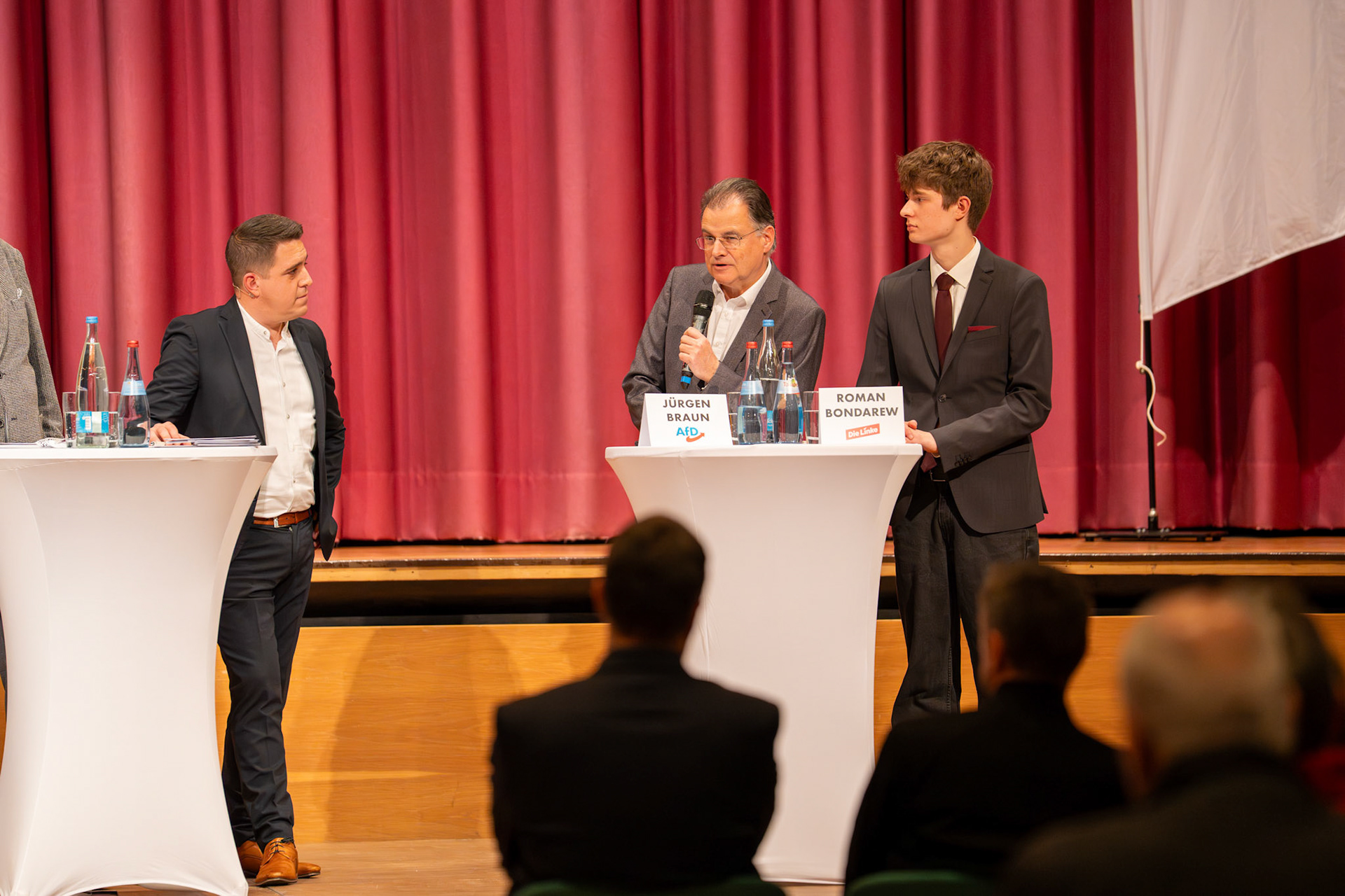 Jürgen Braun (AFD) bei der Podiumsdiskussion des VDS