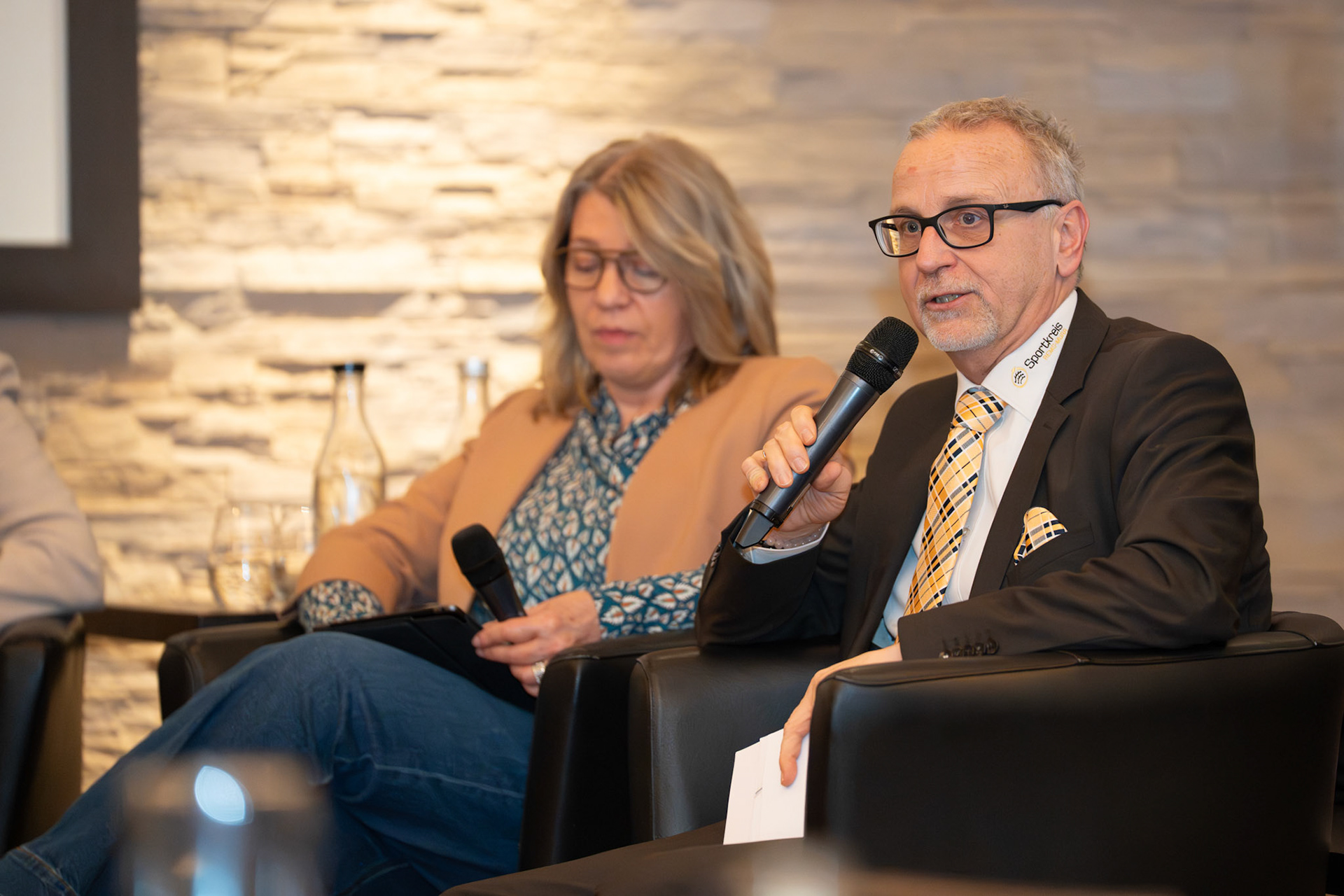 Moderation durch Reinhold Sczuka vom Sportkreis Rems-Murr.