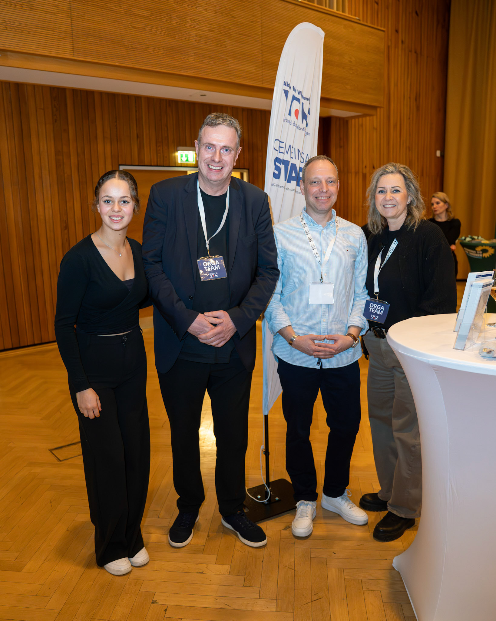 Am VDS-Stand mit Klaus-Martin Pfleiderer