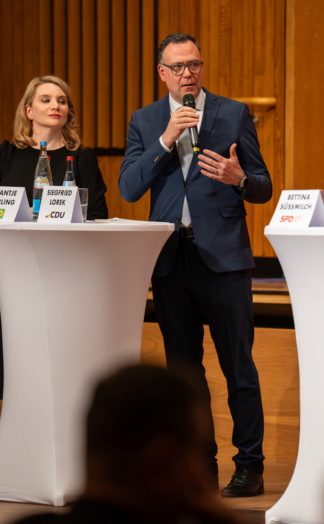 Swantje Sperling MdL und Staatsekretär Siegfried Lorek MdL