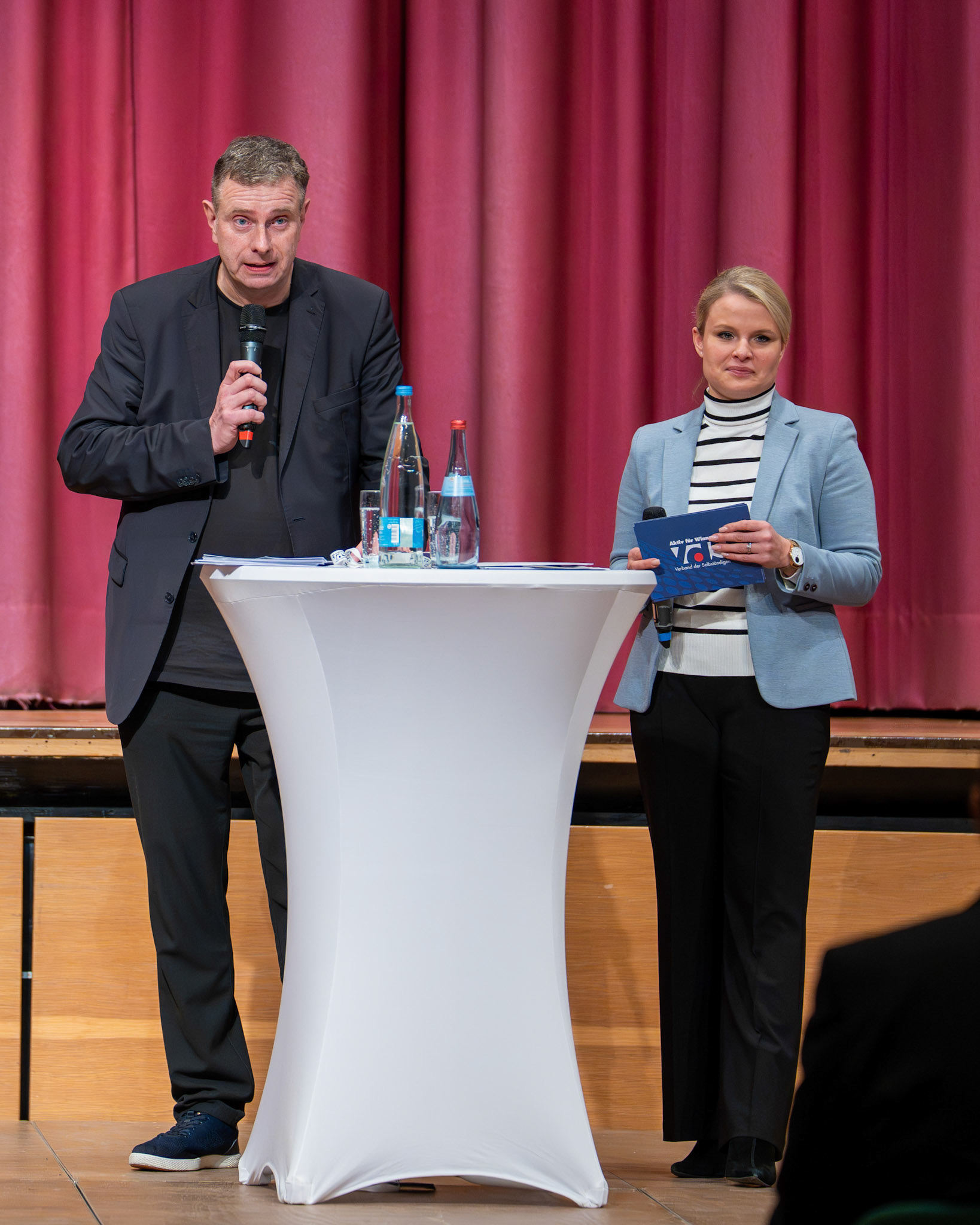 Klaus-Martin Pfleiderer und Saskia Sommer