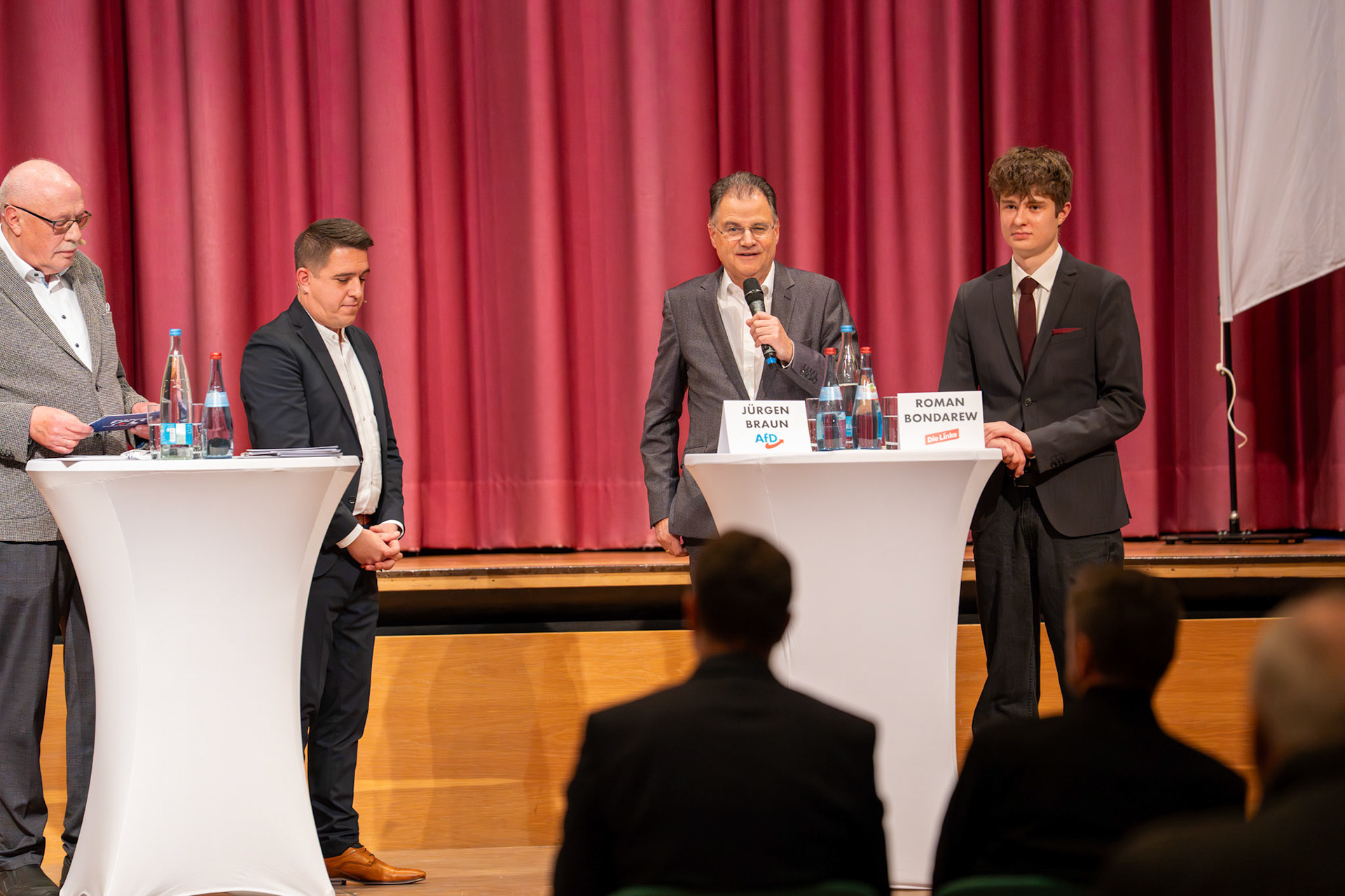 Jürgen Braun (AFD) bei der Podiumsdiskussion des VDS