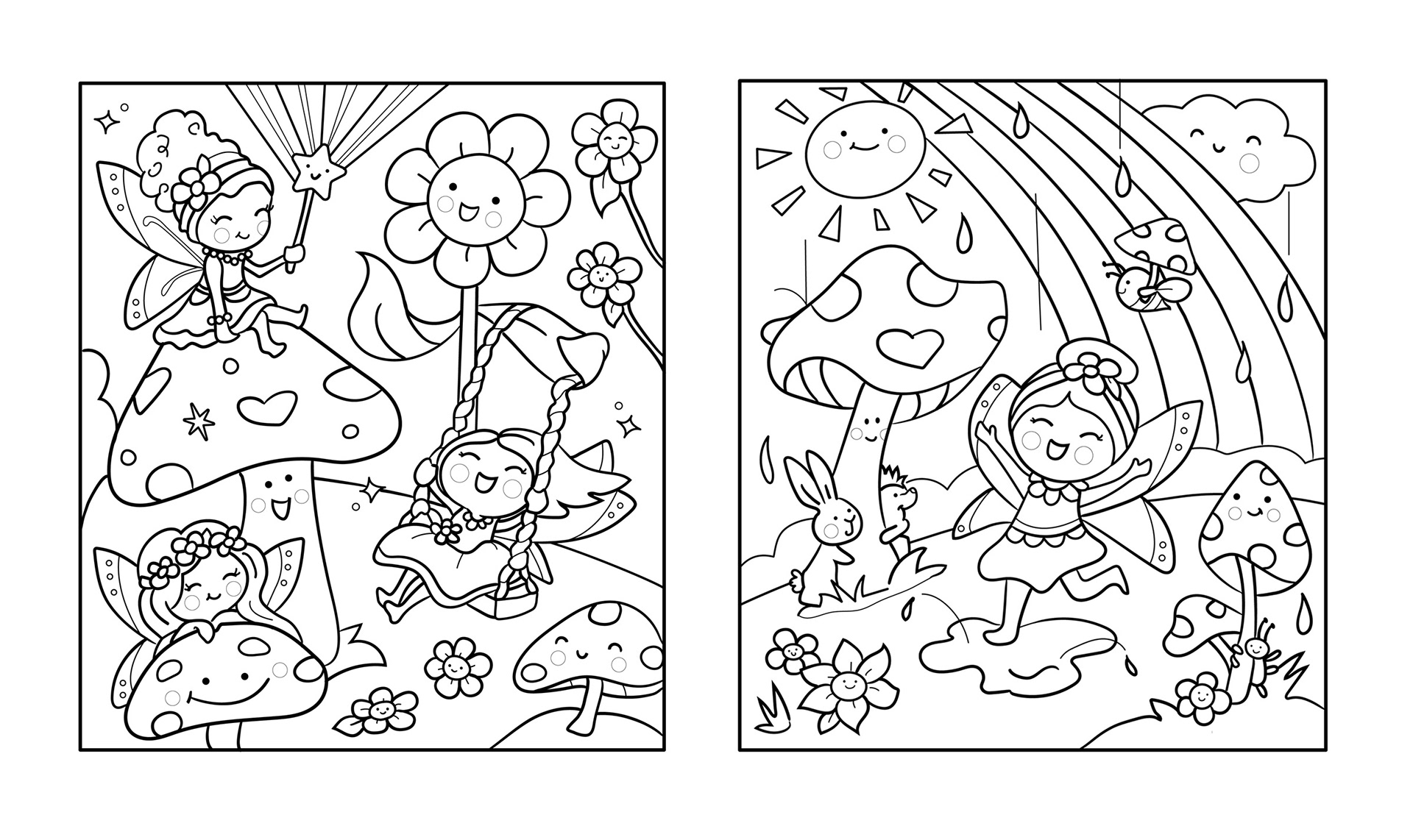 Paint by Numbers Fairy Friends Wall Art