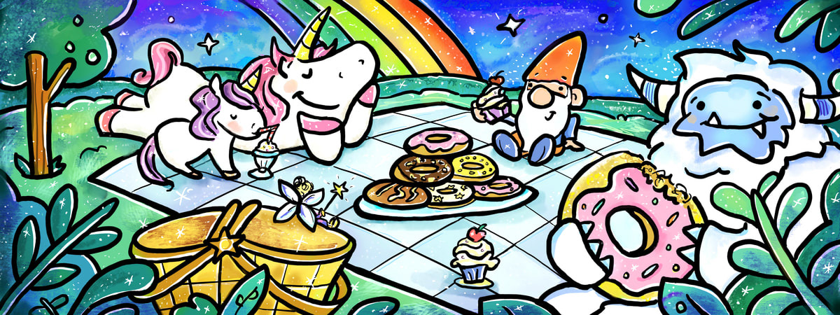 LET'S HAVE A MAGICAL PICNIC: They Draw & Cook picnic prompt