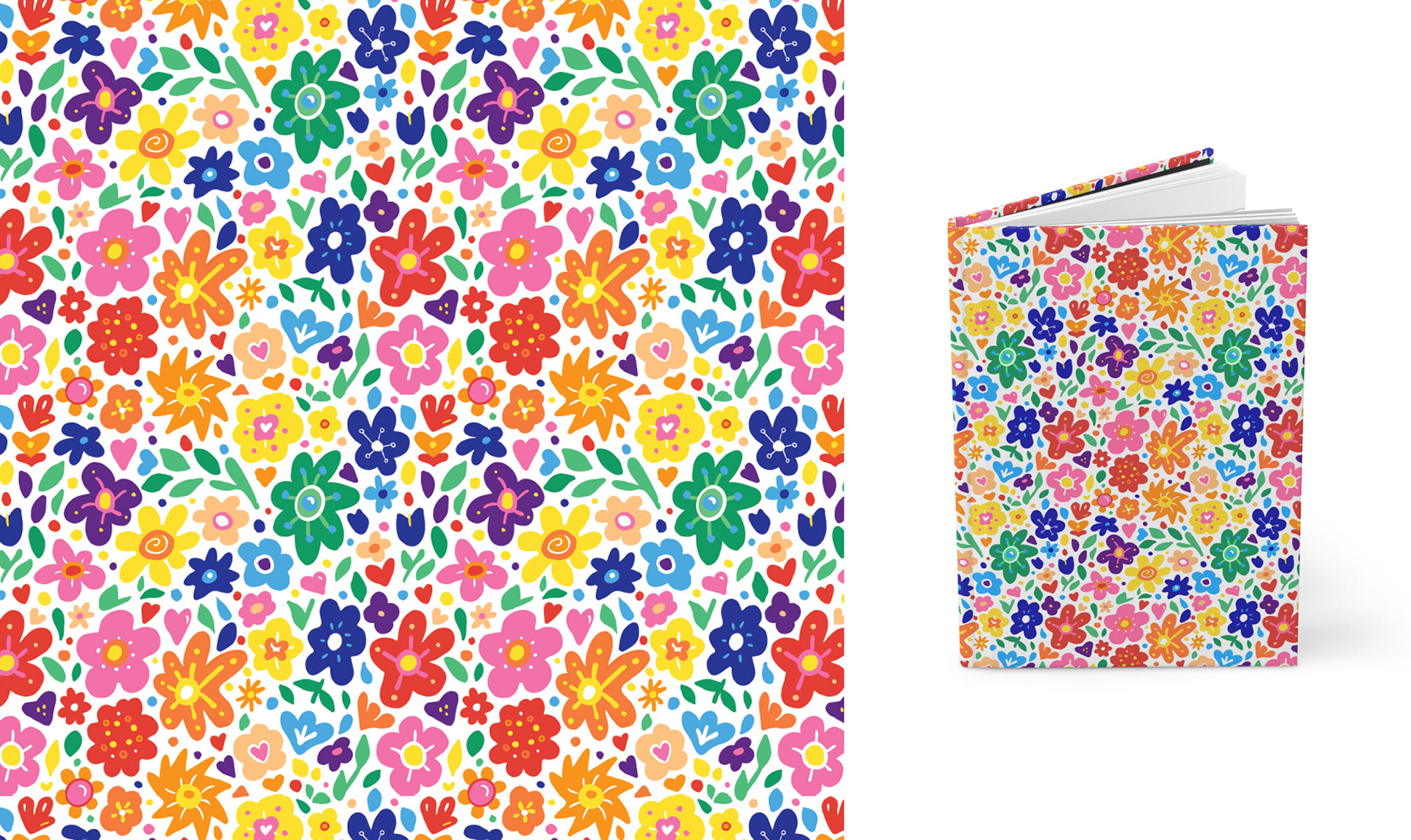 Rainbow Garden Pattern