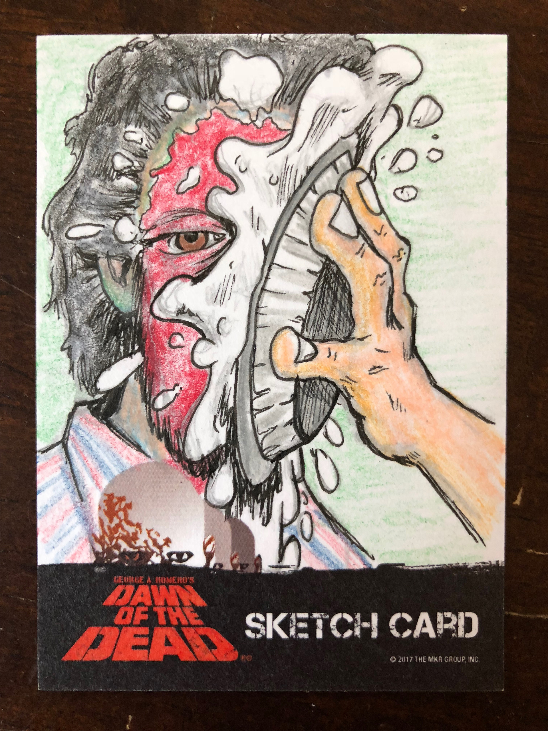 Each card a custom illustration with colored pencils for texture.