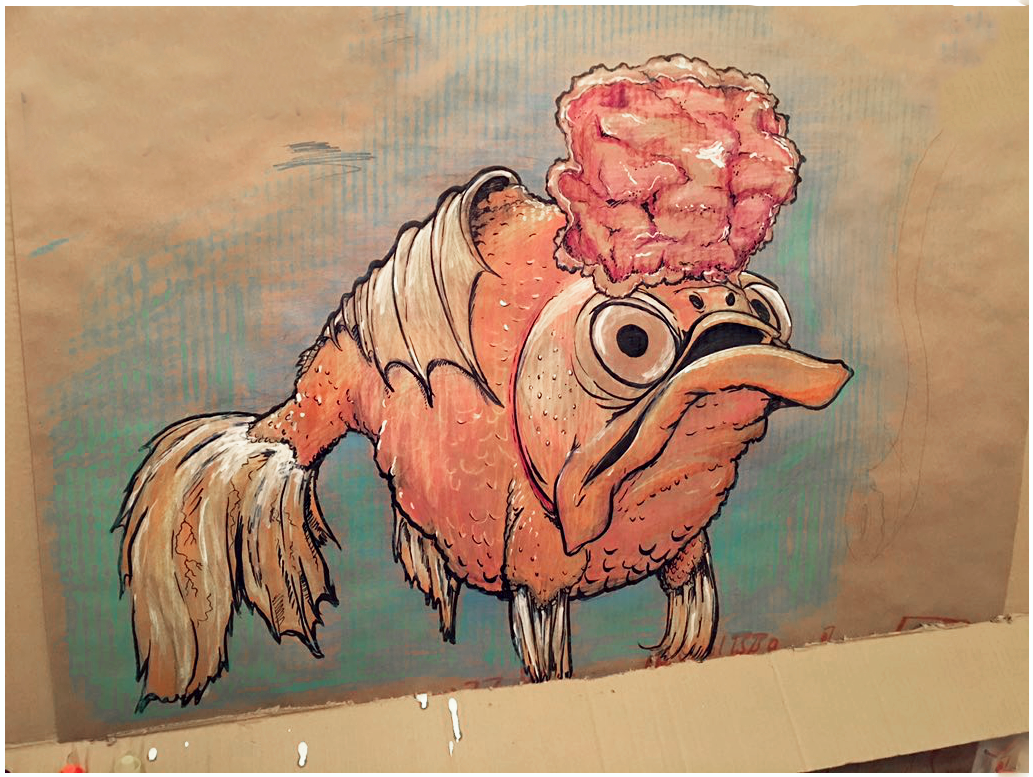 4ft Goldfish for Custom Installation.