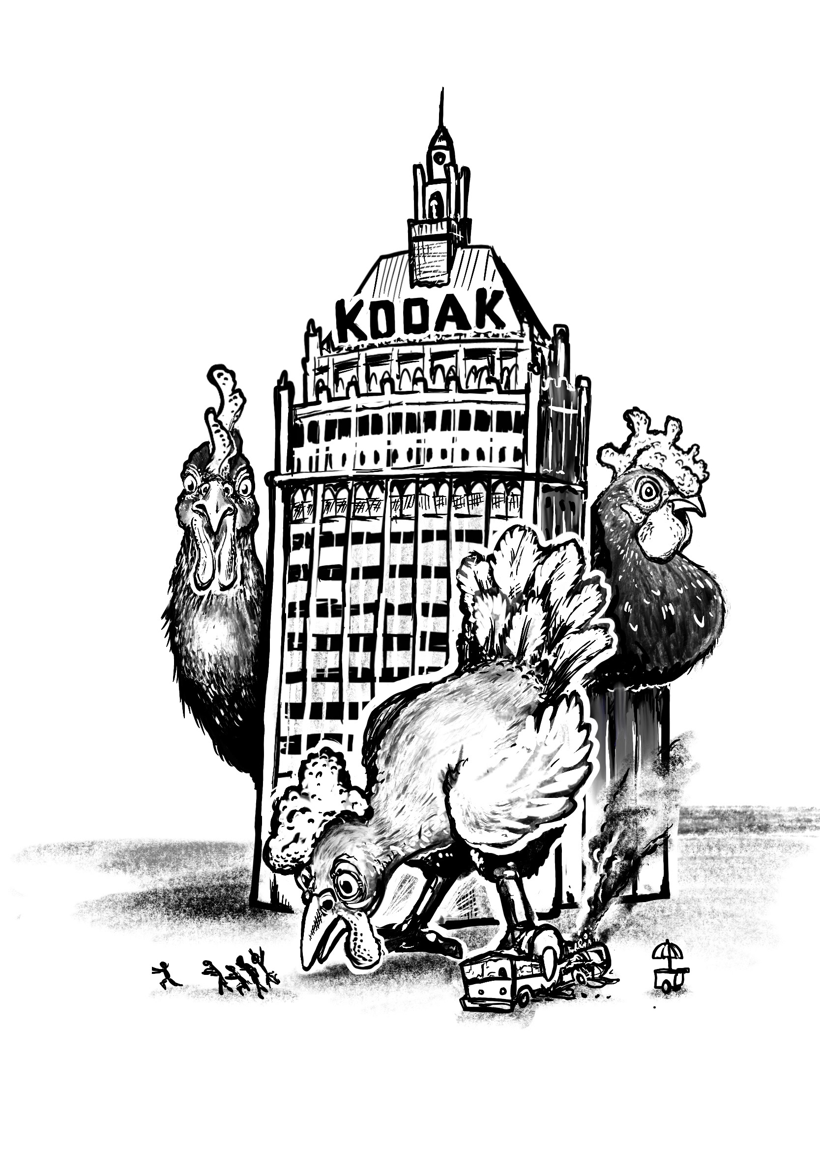 Chick-n-Out Custom Illustration.