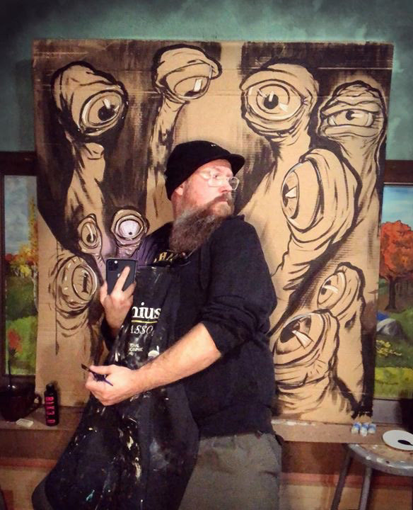 Portrait for Article on my studio. Speed Painting. 