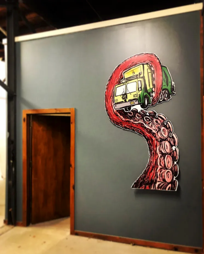 Giant weatherproof octo arms to put around the city of Rochester.