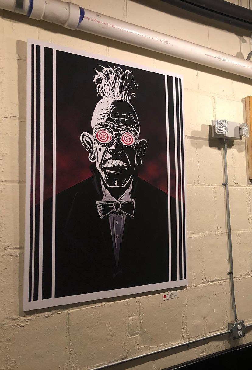 Art Show Selection: SuperCity Villains Show.