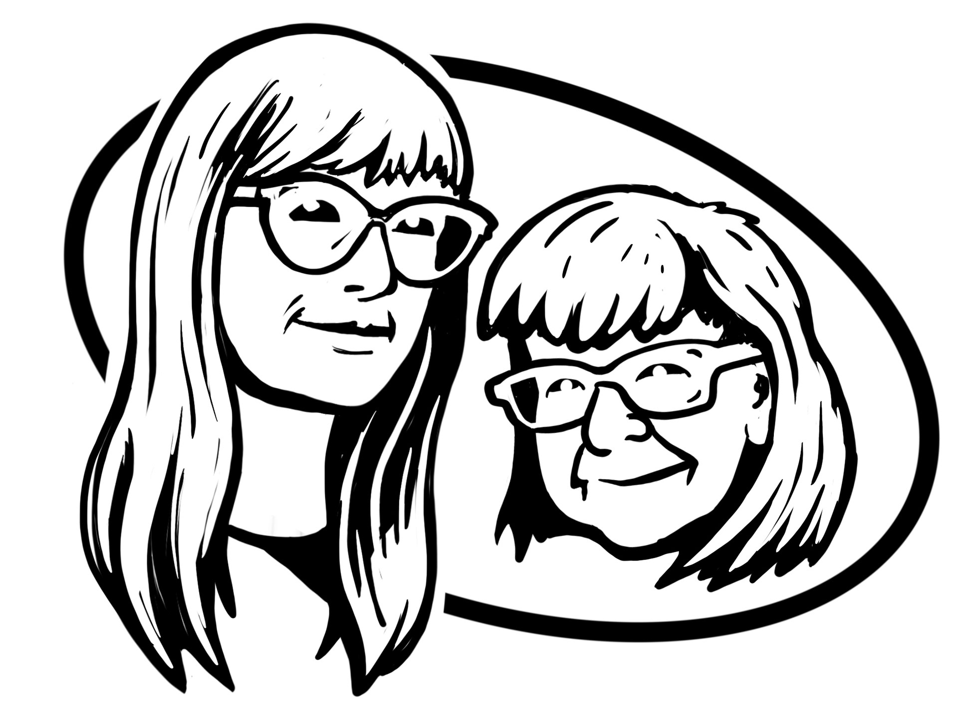 Logo for mother/daughter business.