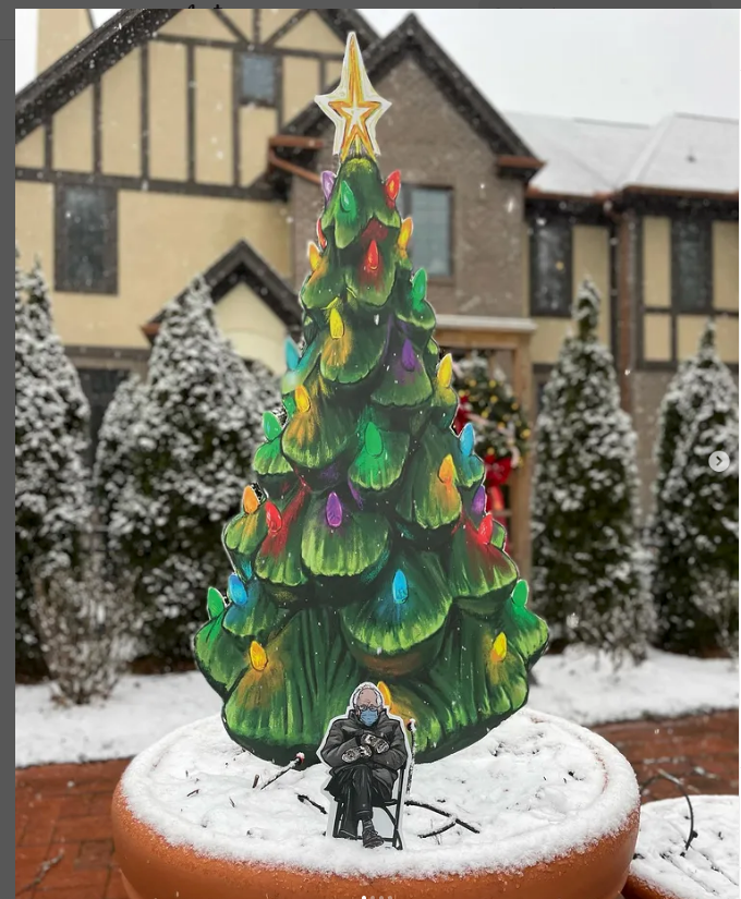 Custom Fun Xmas trees to put around the city