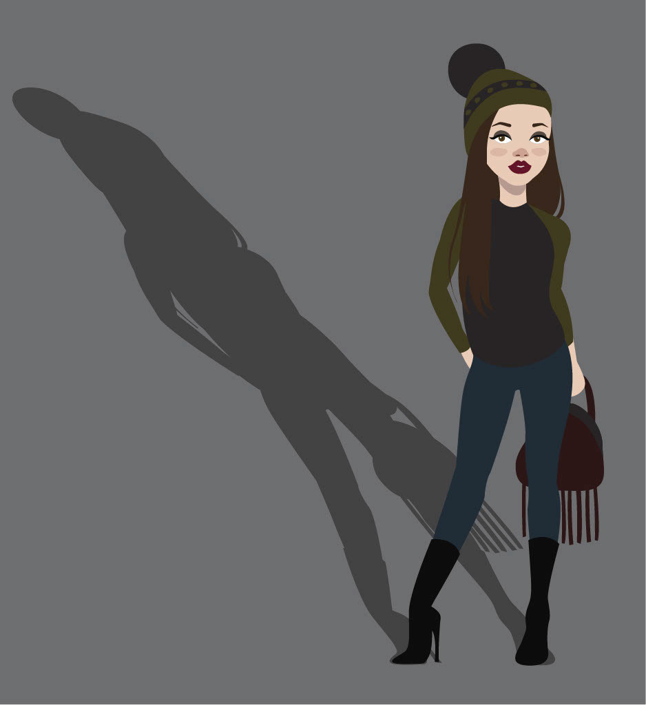 Hand-drawn Full drawing of myself 