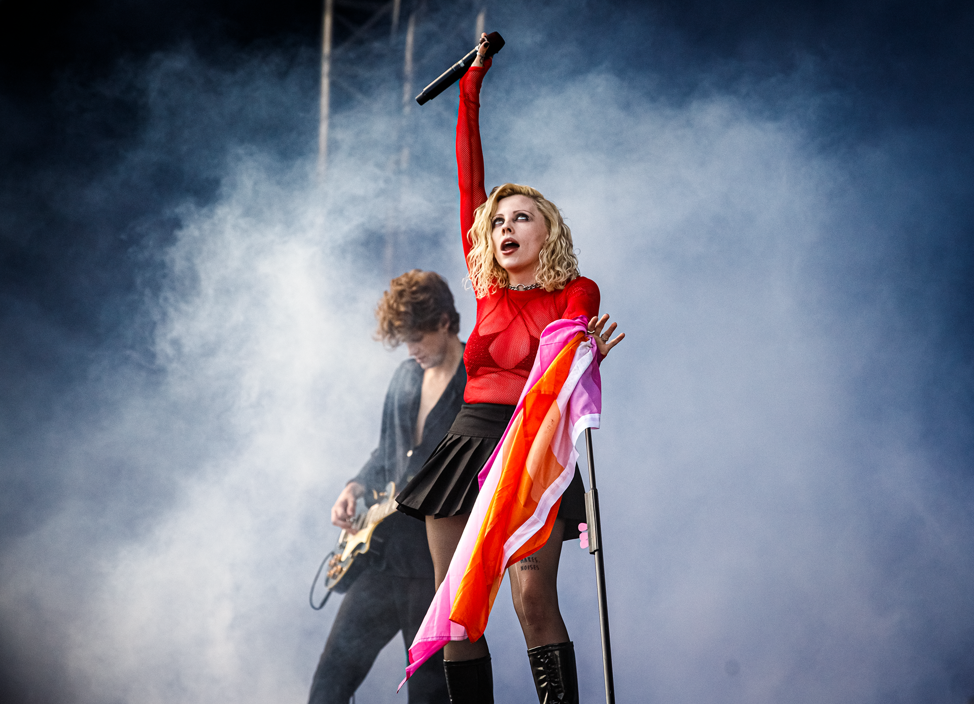 Pale Waves performing live at Victorious Festival, Portsmouth.